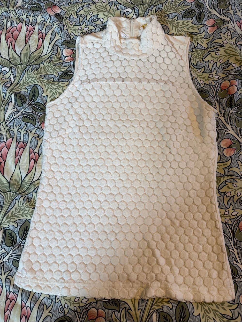 Etcetera Cream Sleeveless Knit Shell